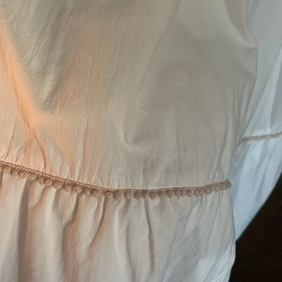 Ava & Vic Ivory Cream Tan embroidered Thin Strap Maxi Dress Size 2X - Picture 7 of 11